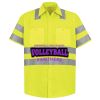 High Visibility Safety Short Sleeve Work Shirt Thumbnail