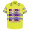 High Visibility Safety Short Sleeve Work Shirt Thumbnail