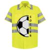 High Visibility Safety Short Sleeve Work Shirt Thumbnail