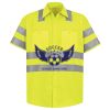 High Visibility Safety Short Sleeve Work Shirt Thumbnail