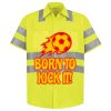 High Visibility Safety Short Sleeve Work Shirt Thumbnail