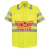 High Visibility Safety Short Sleeve Work Shirt Thumbnail