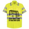 High Visibility Safety Short Sleeve Work Shirt Thumbnail