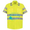 High Visibility Safety Short Sleeve Work Shirt Thumbnail