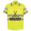 High Visibility Safety Short Sleeve Work Shirt Thumbnail
