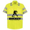 High Visibility Safety Short Sleeve Work Shirt Thumbnail