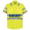 High Visibility Safety Short Sleeve Work Shirt Thumbnail