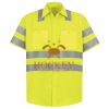 High Visibility Safety Short Sleeve Work Shirt Thumbnail