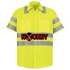 High Visibility Safety Short Sleeve Work Shirt Thumbnail