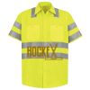 High Visibility Safety Short Sleeve Work Shirt Thumbnail
