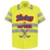 High Visibility Safety Short Sleeve Work Shirt Thumbnail