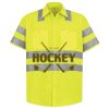 High Visibility Safety Short Sleeve Work Shirt Thumbnail