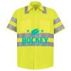 High Visibility Safety Short Sleeve Work Shirt Thumbnail