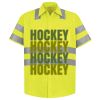 High Visibility Safety Short Sleeve Work Shirt Thumbnail