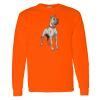 Safety Long Sleeve  Special Gildan Heavy Cotton Long Sleeve T-Shirt Thumbnail
