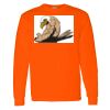 Safety Long Sleeve  Special Gildan Heavy Cotton Long Sleeve T-Shirt Thumbnail