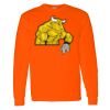 Safety Long Sleeve  Special Gildan Heavy Cotton Long Sleeve T-Shirt Thumbnail