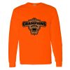 Safety Long Sleeve  Special Gildan Heavy Cotton Long Sleeve T-Shirt Thumbnail